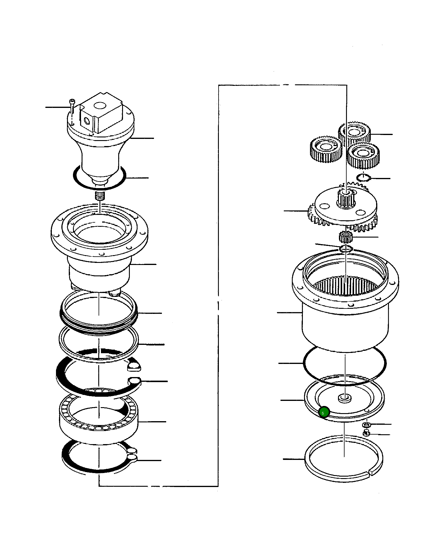 Кольцо уплотнительное (O-Ring) 855021167  Komatsu