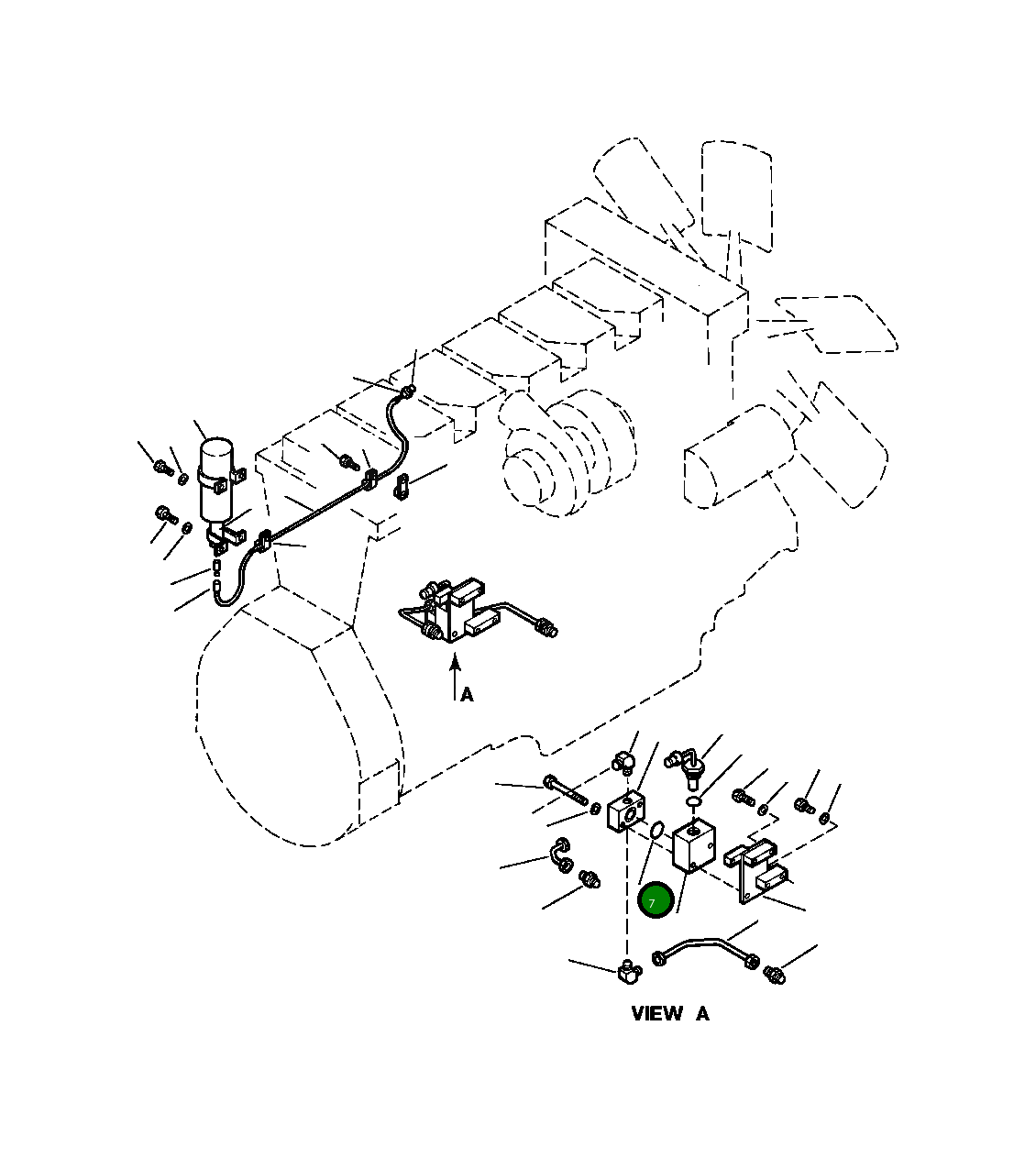 Кольцо уплотнительное (O-Ring) 07002-02055 Komatsu