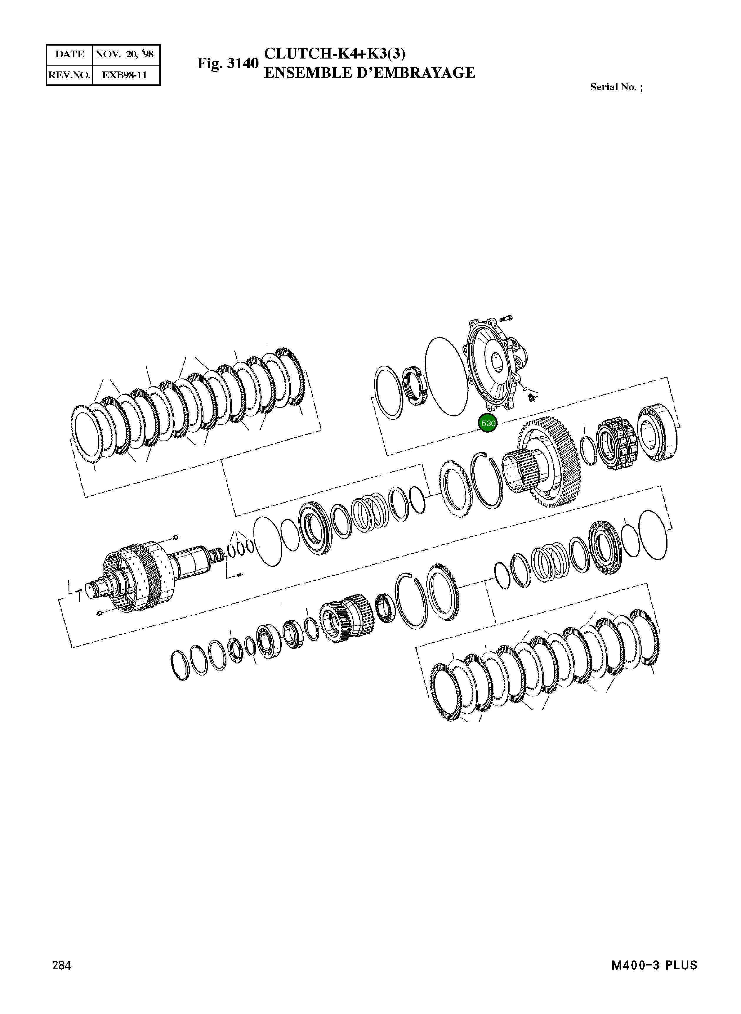 Крышка 4646 353 110  Komatsu