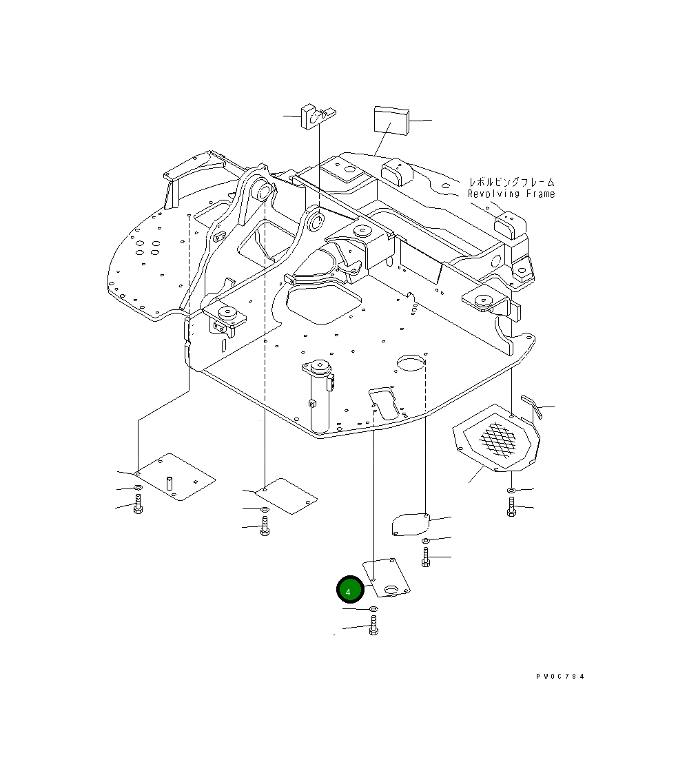 Крышка 20U-46-41130 Komatsu