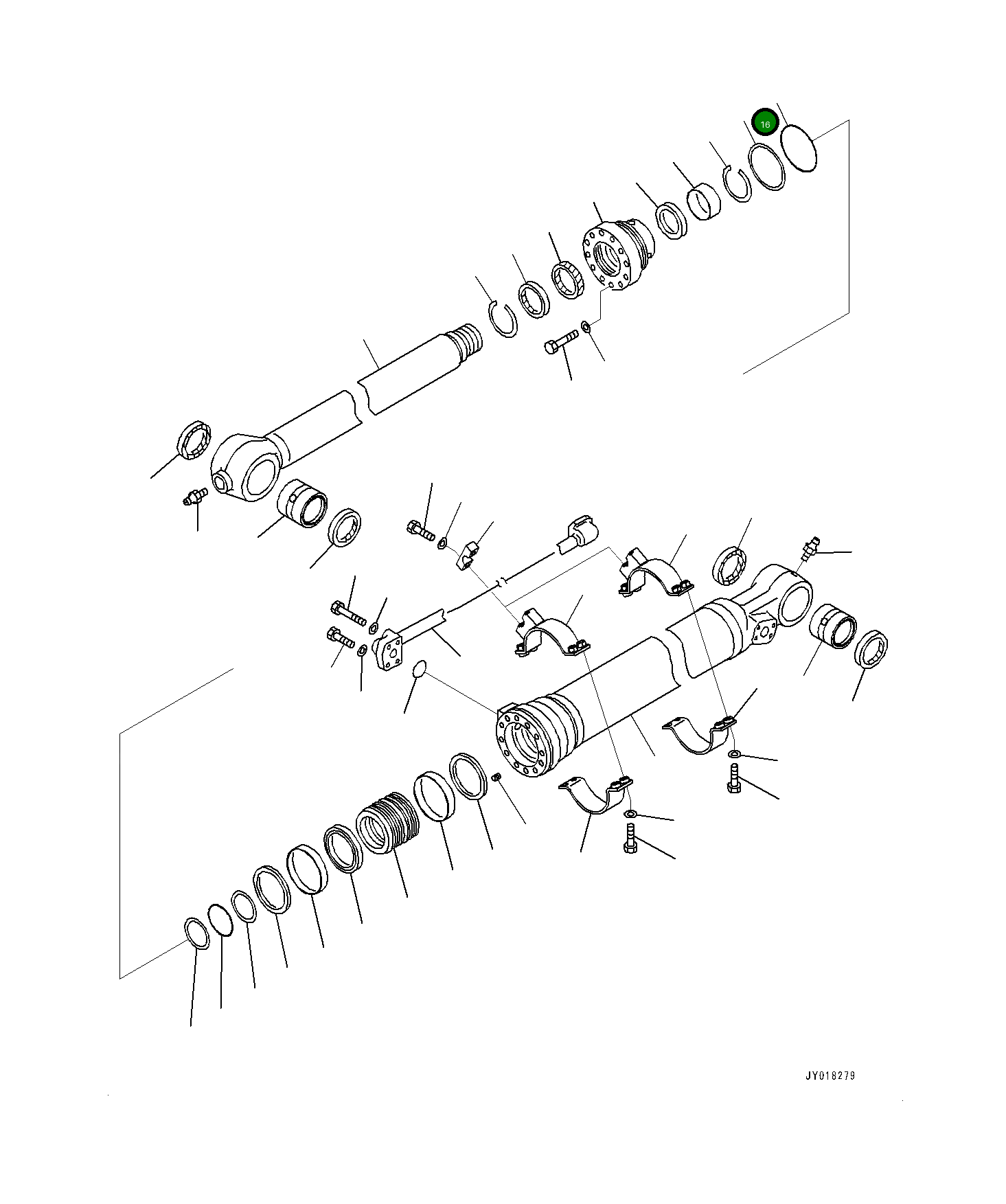 Кольцо уплотнительное (O-Ring) 07000B5105  Komatsu