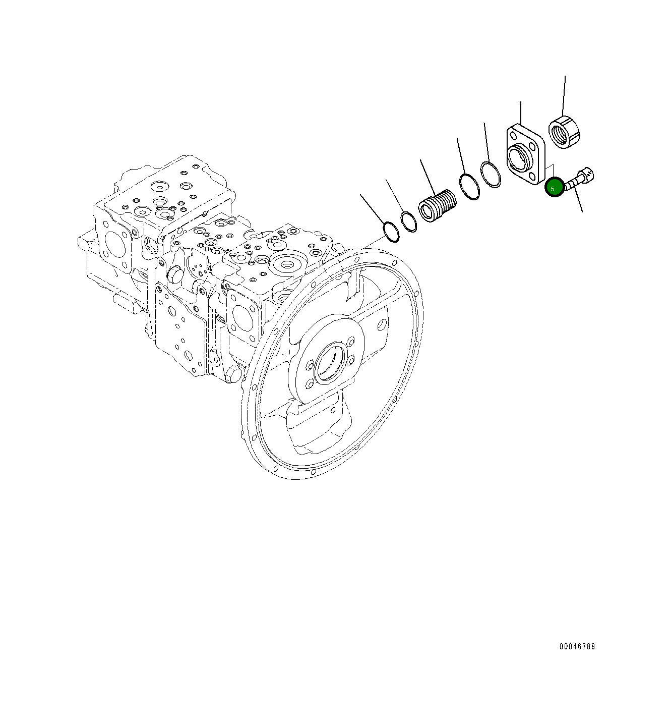 Крышка 708-2L-34320 Komatsu