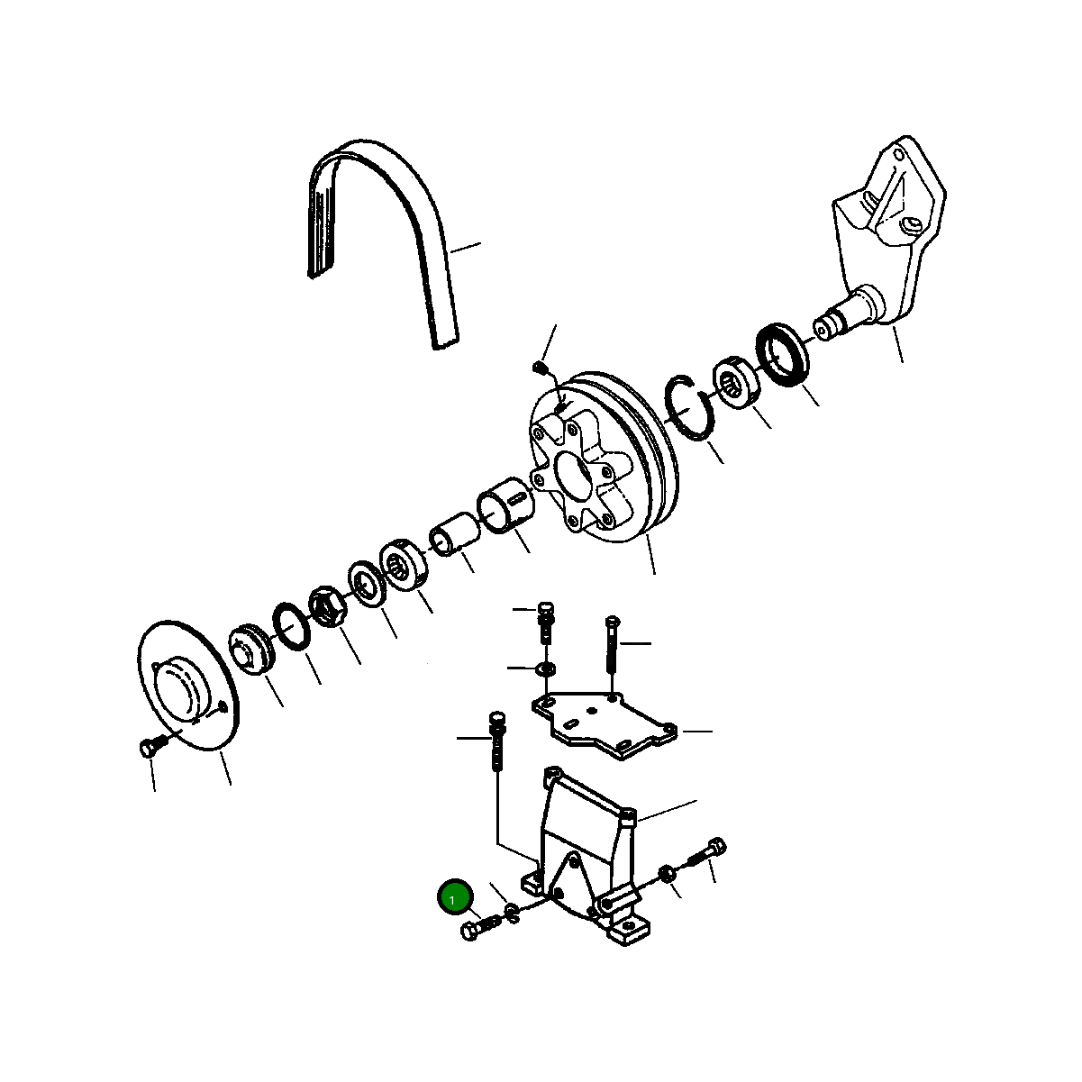 Болт 1238 060 H1 Komatsu