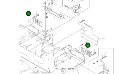 Крышка 198-54-46170 Komatsu