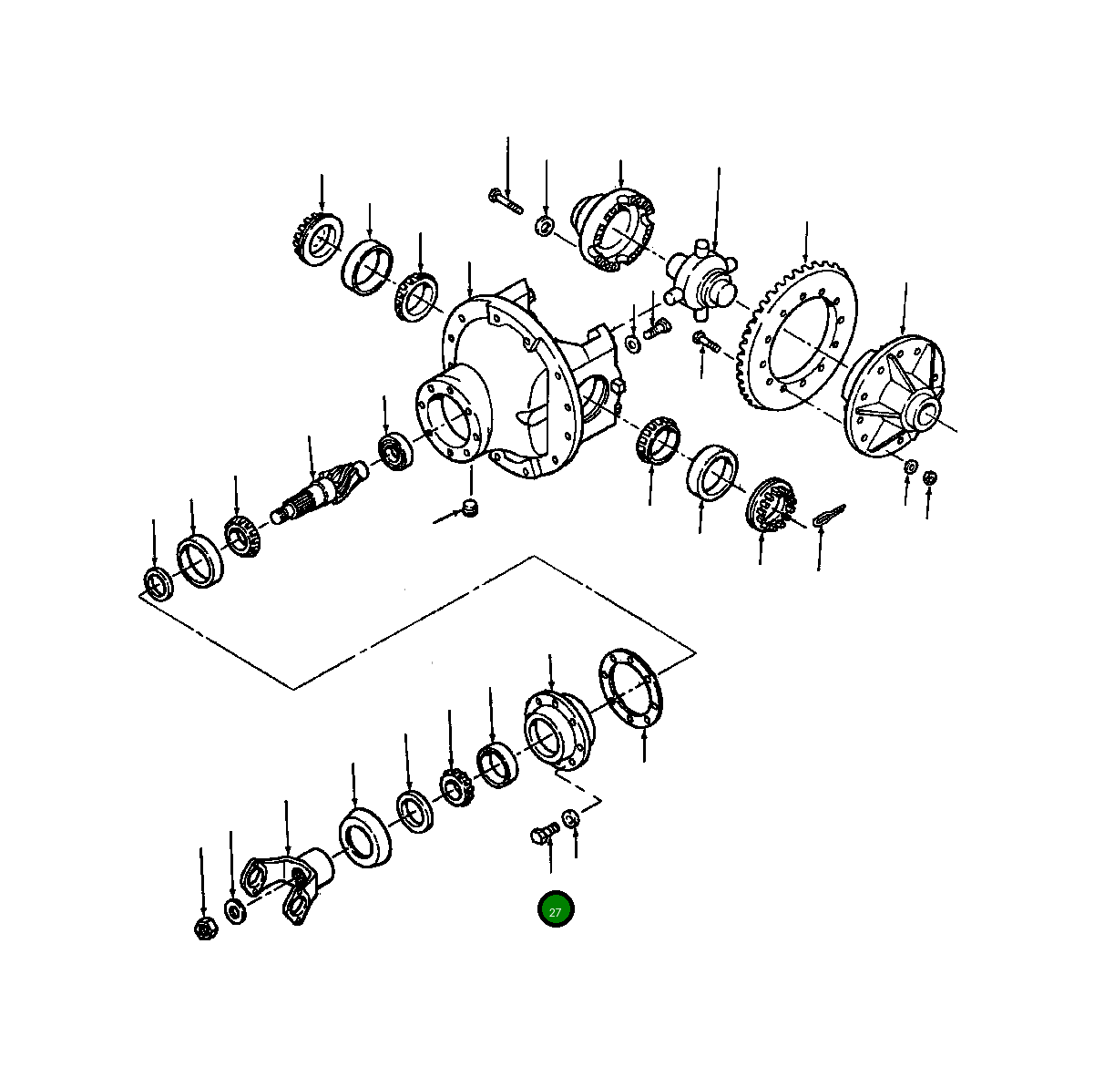 Болт 135 183 Komatsu