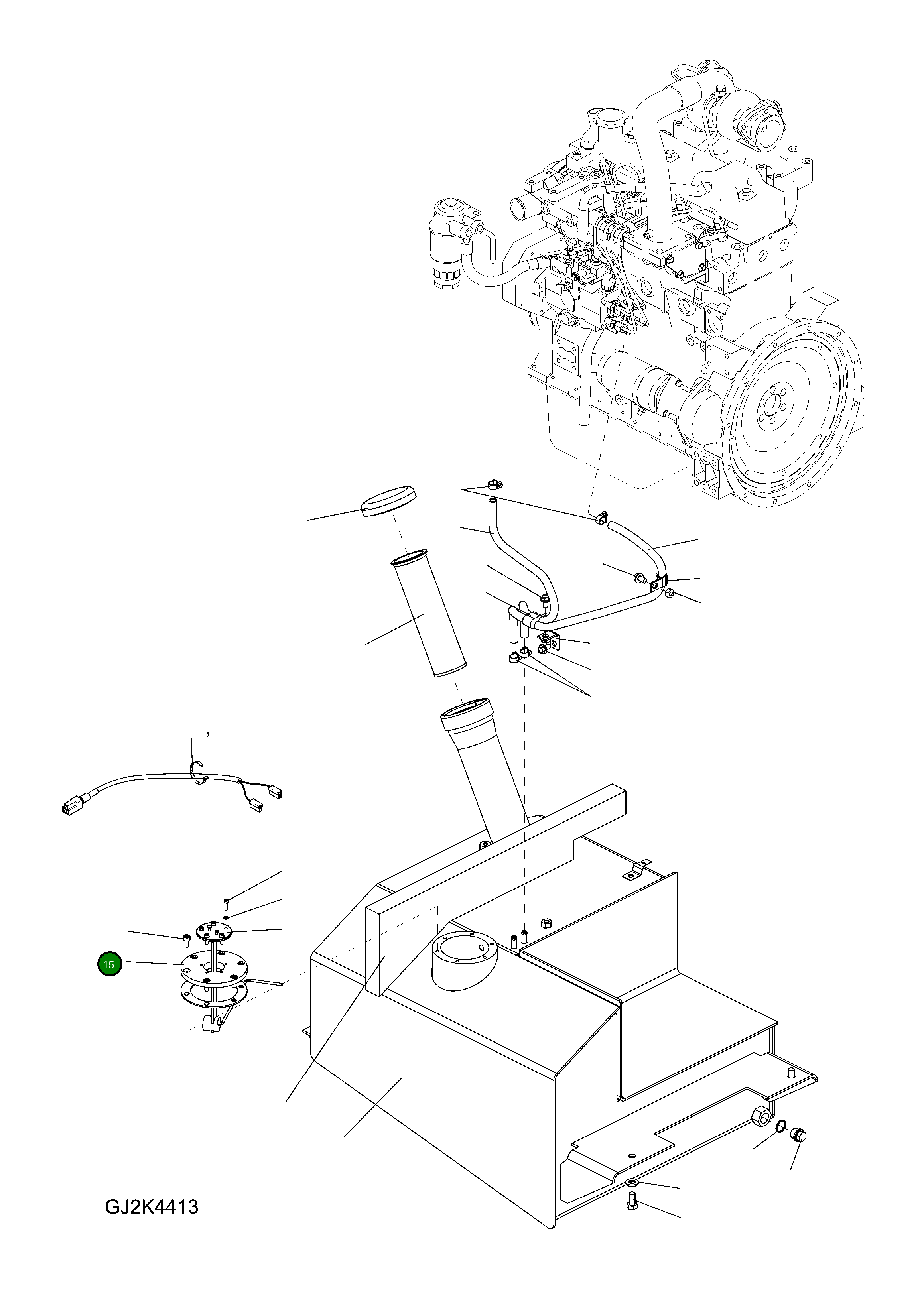 Крышка 42T-04-22A10 Komatsu
