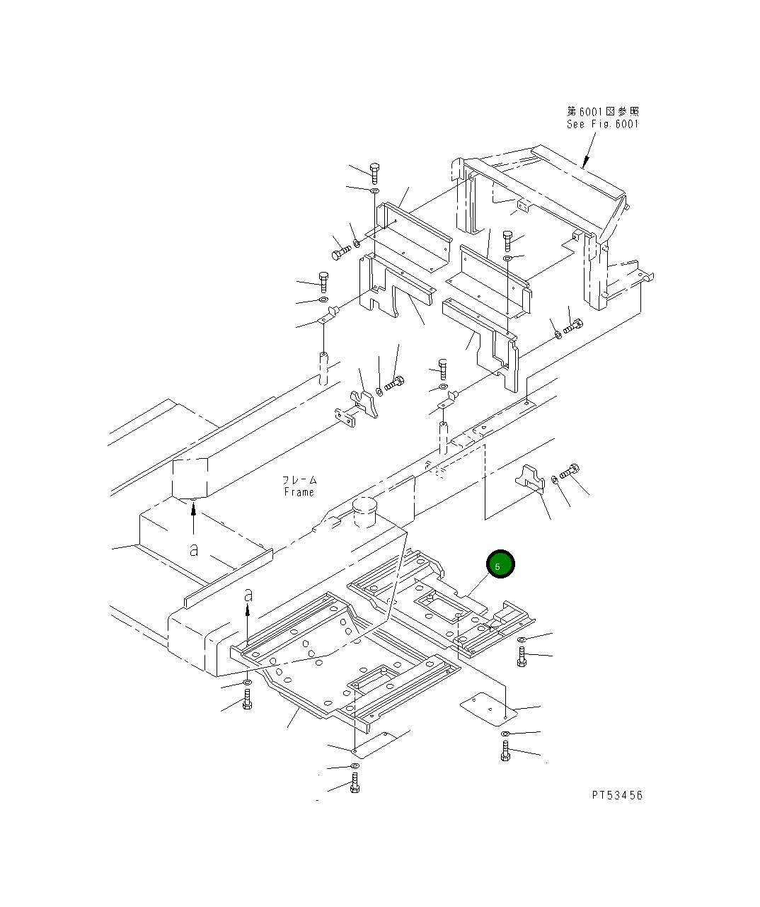 Крышка 26C-54-14130  Komatsu