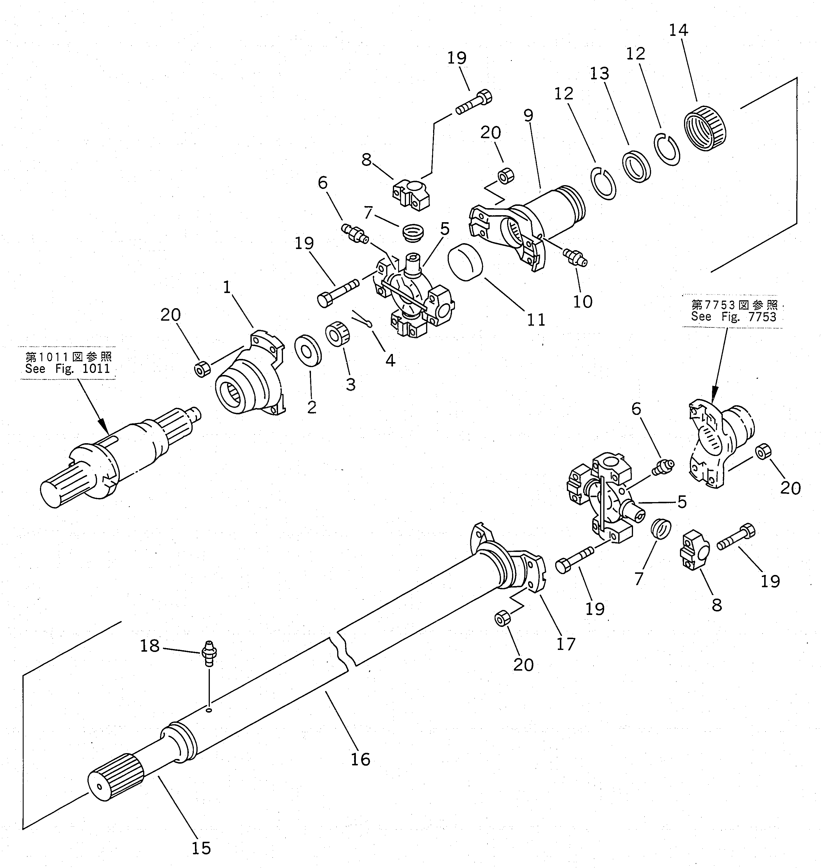 Болт 154-67-32120  Komatsu