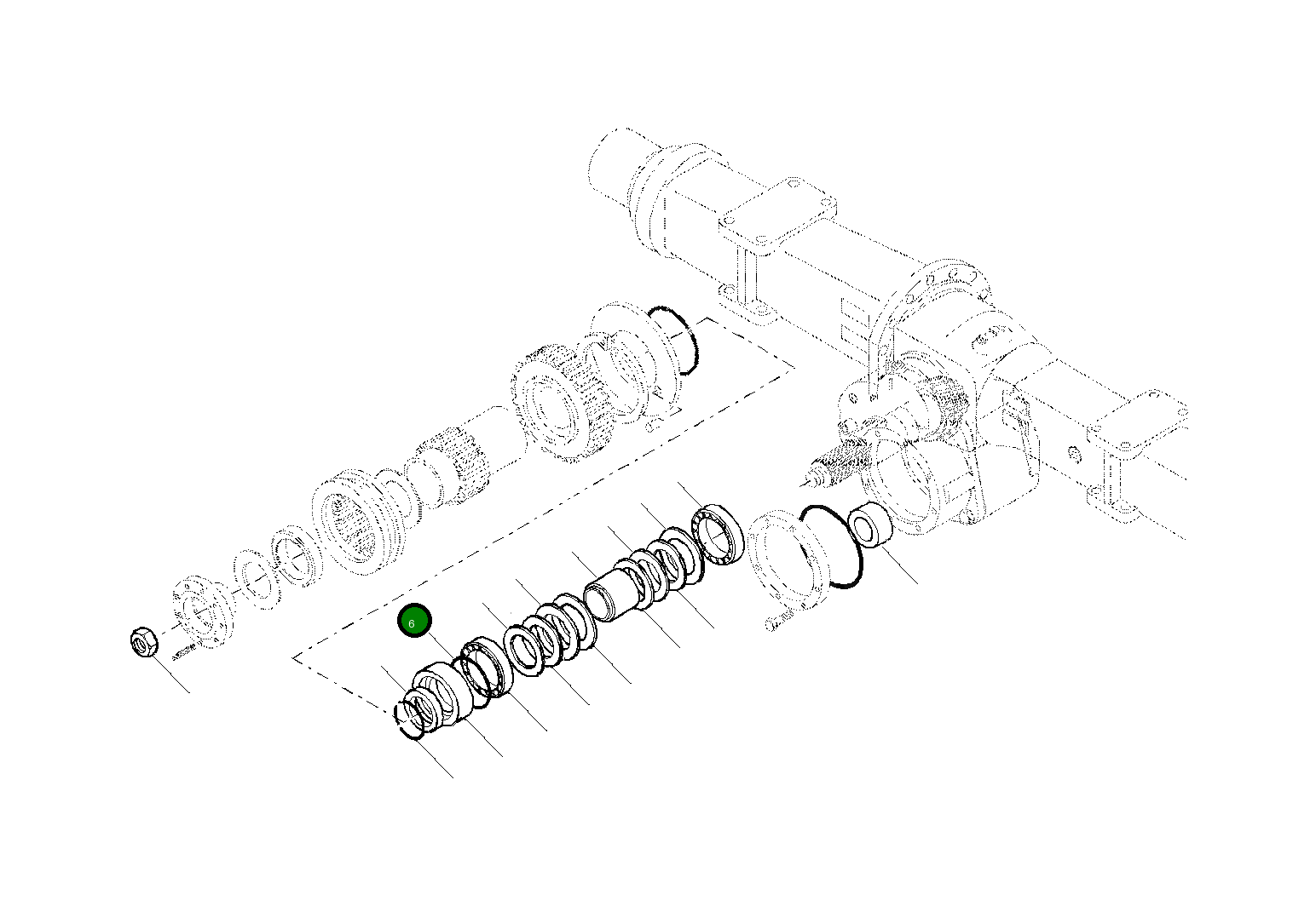 Кольцо уплотнительное (O-Ring) 20G-22-31340 Komatsu