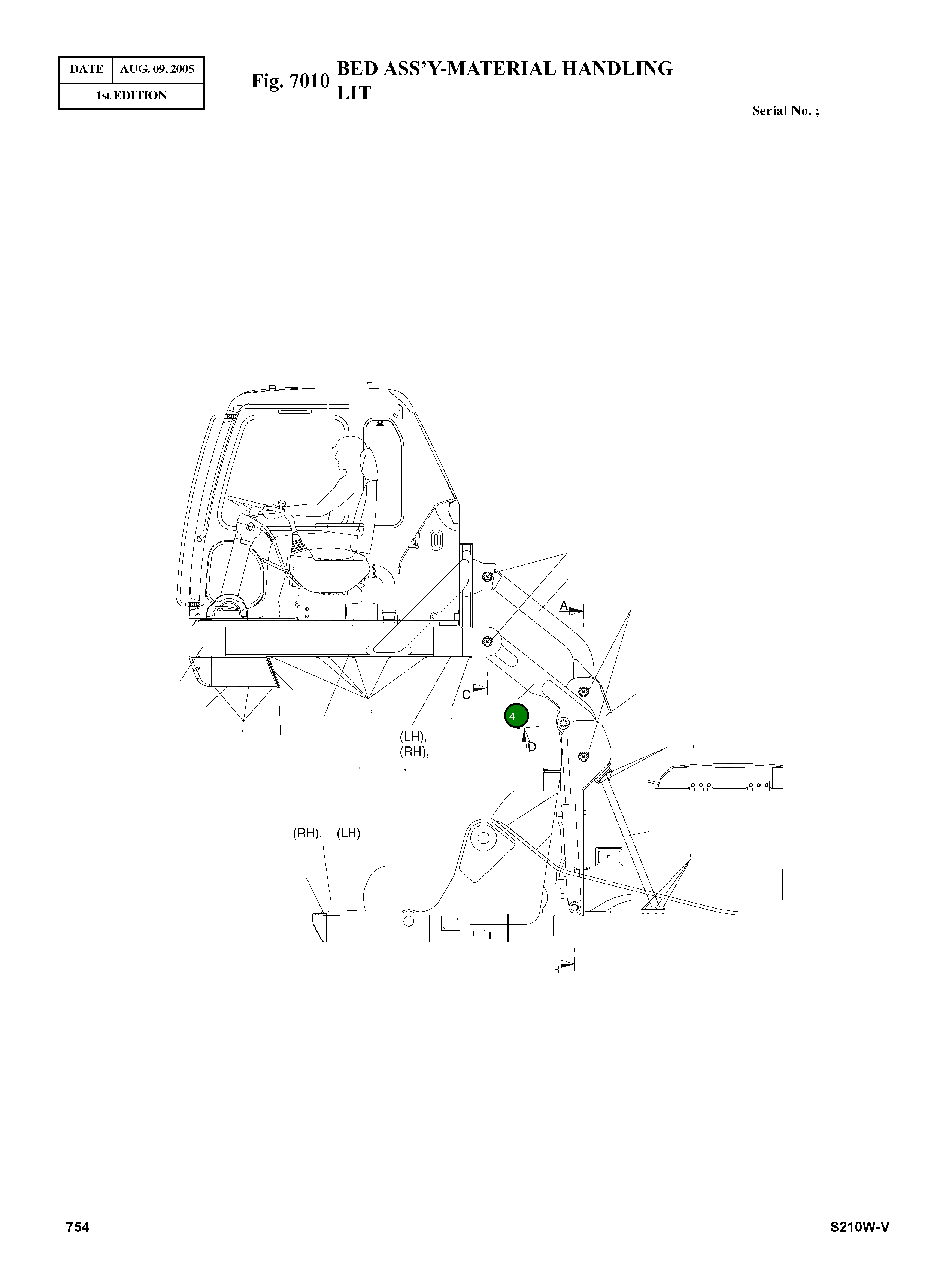 Болт S0515263 Komatsu