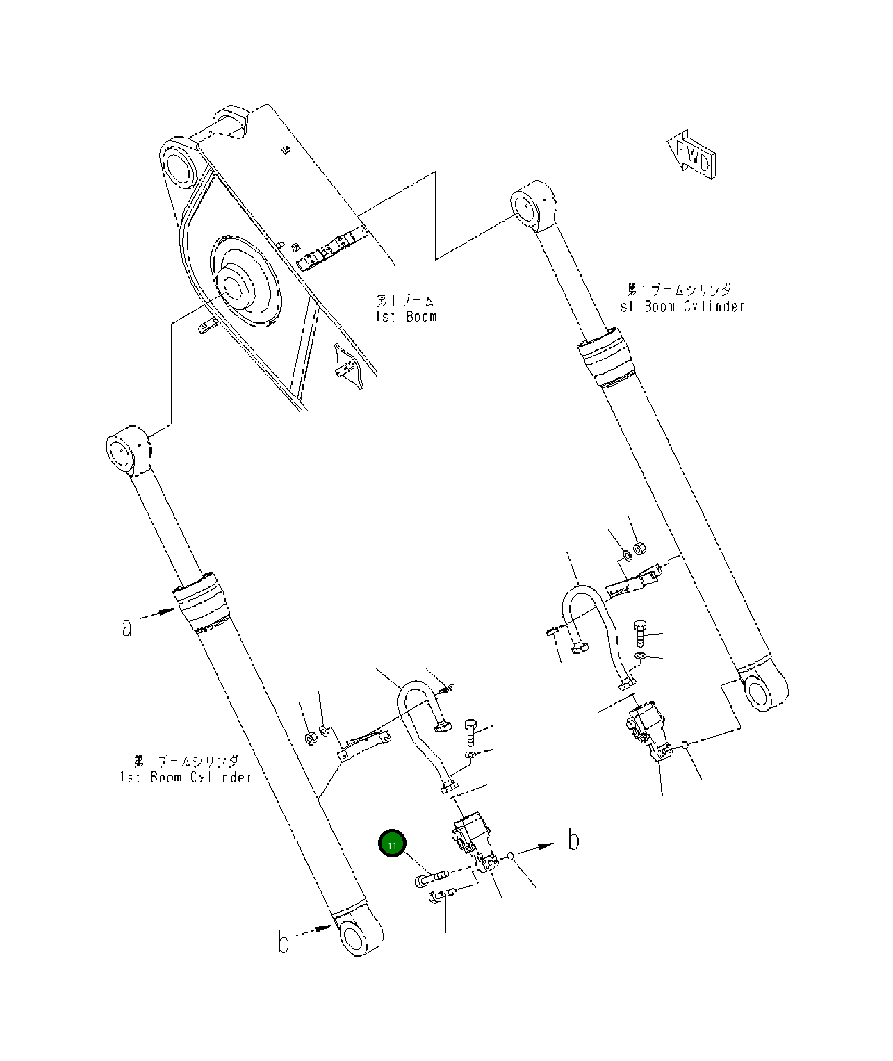 Болт 0143501065 Komatsu