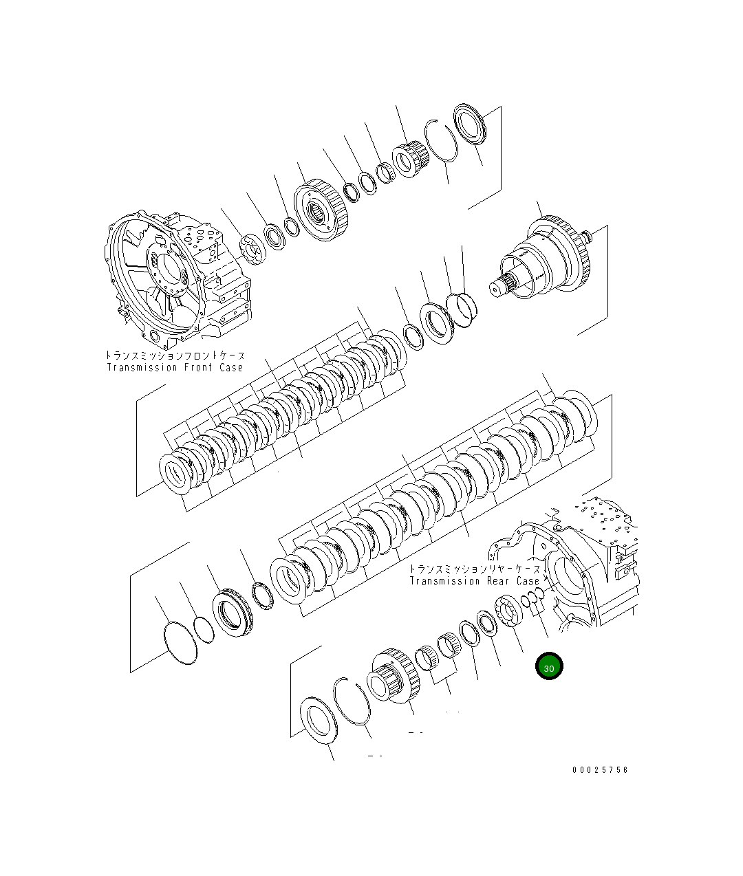 Кольцо (K1) 56D-15-19230 Komatsu