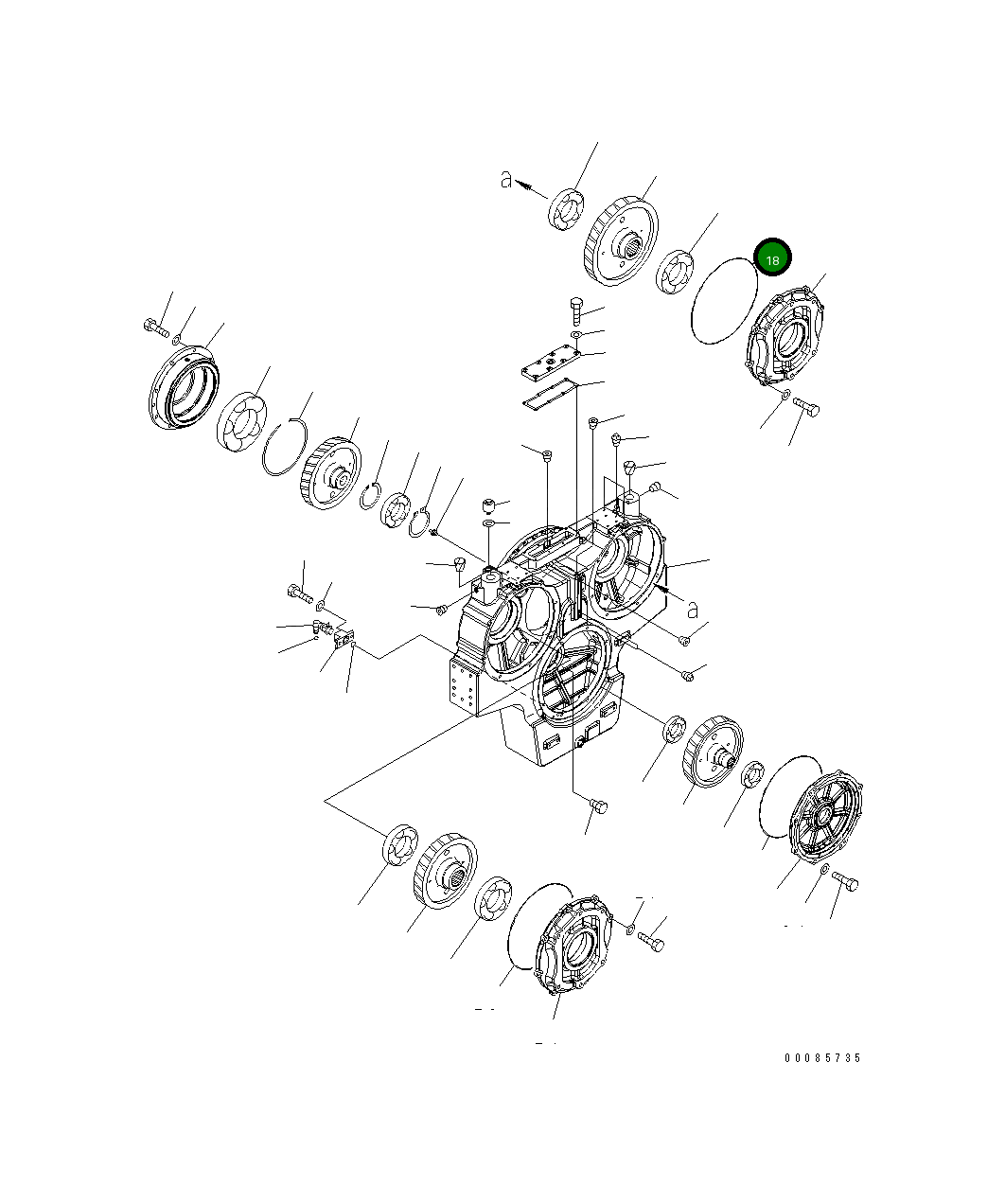 Кольцо уплотнительное (O-Ring) 07000-75470 Komatsu