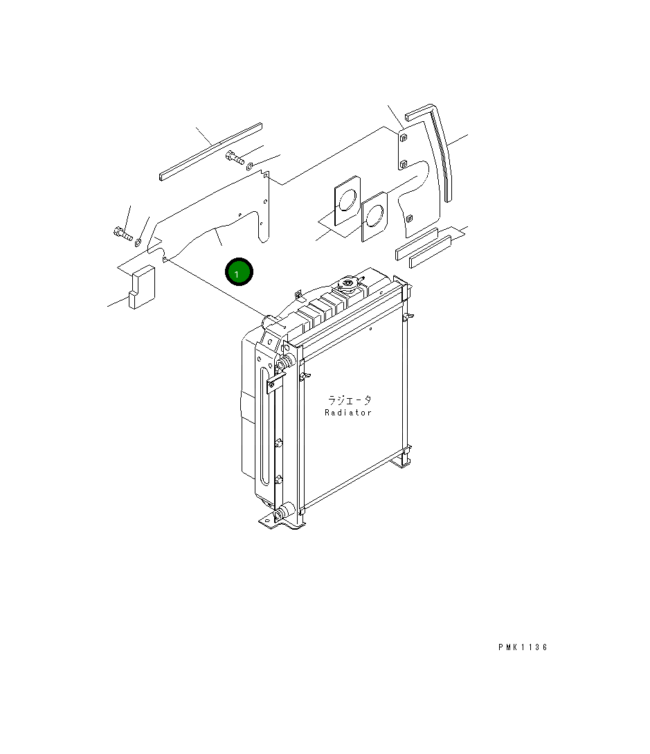 Крышка 201-03-72230 Komatsu