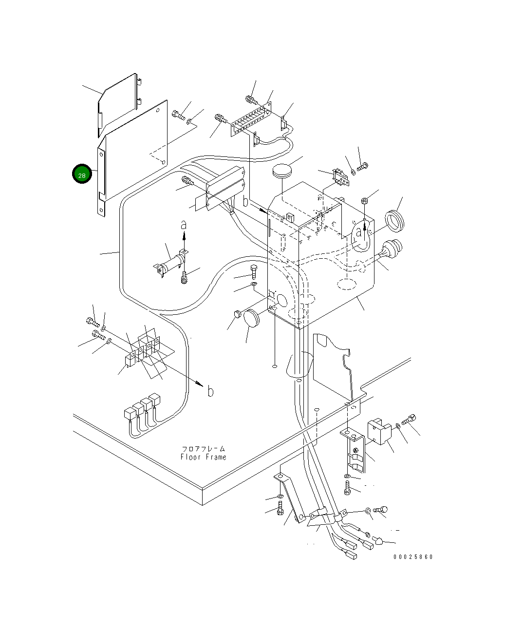 Крышка 19M-06-32640  Komatsu