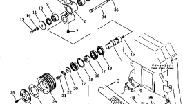Болт 6164-61-3850 Komatsu