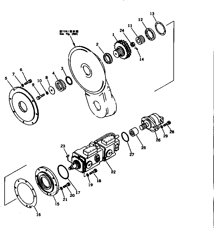 Кольцо уплотнительное (O-Ring) 0-2000-03185  Komatsu