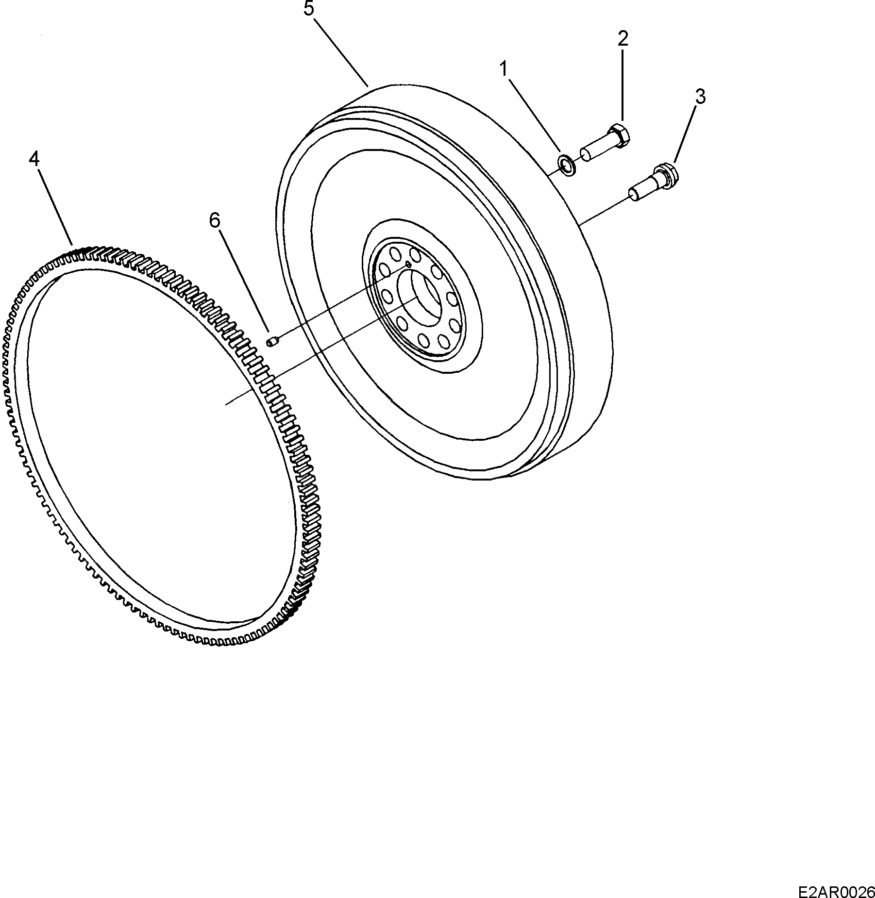 Болт 6216-34-4120  Komatsu