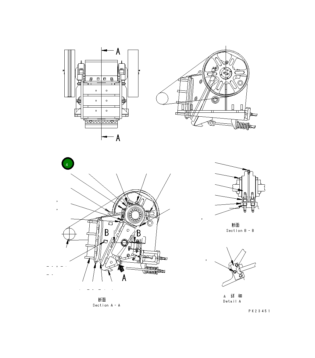 Болт KHJC-71022-24 Komatsu