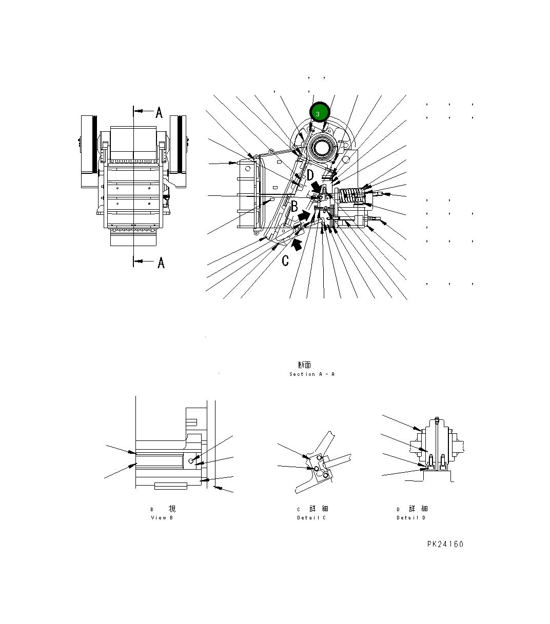 Болт KHJC-48815-1 Komatsu