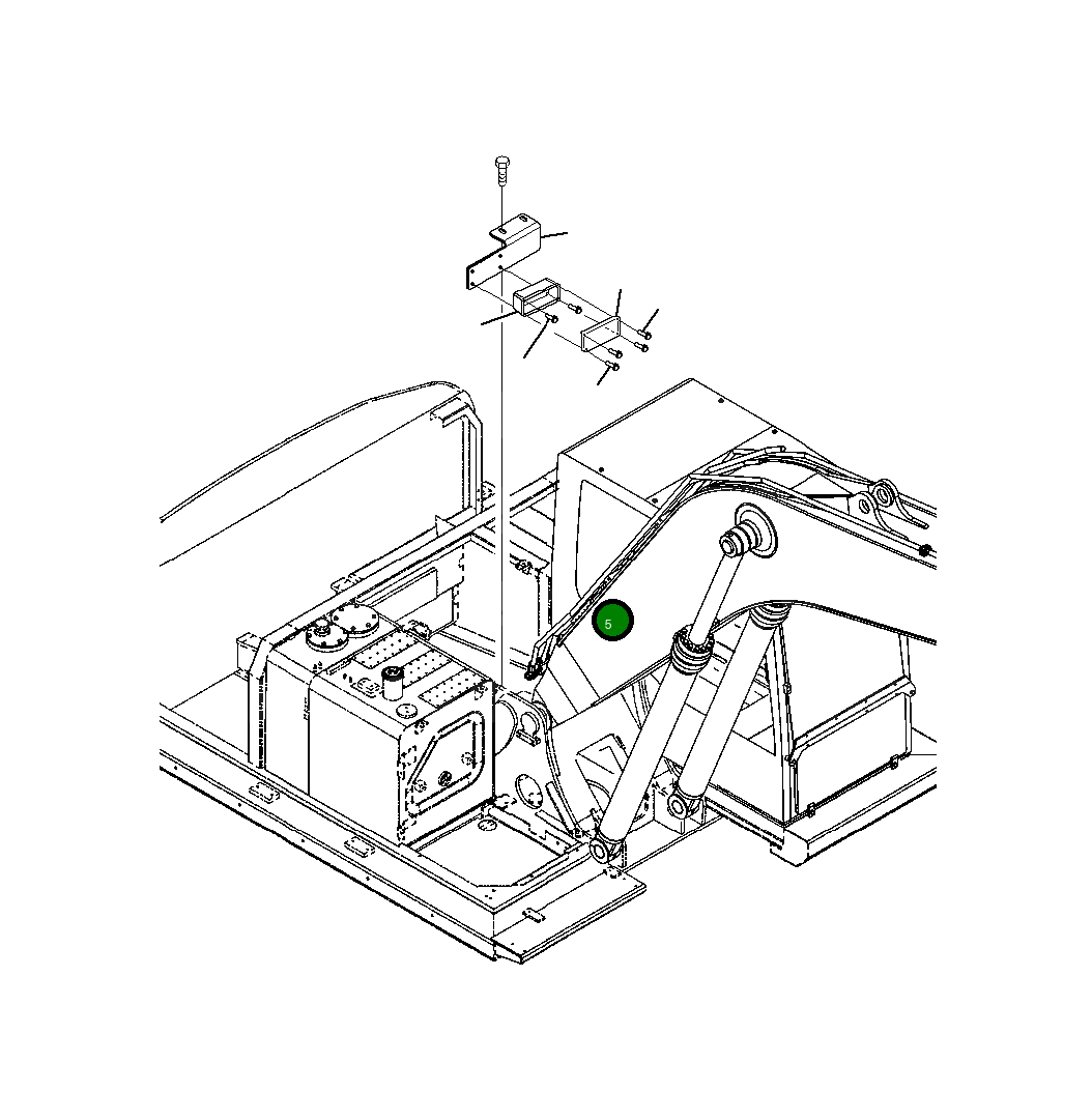 Болт 01251-70430 Komatsu