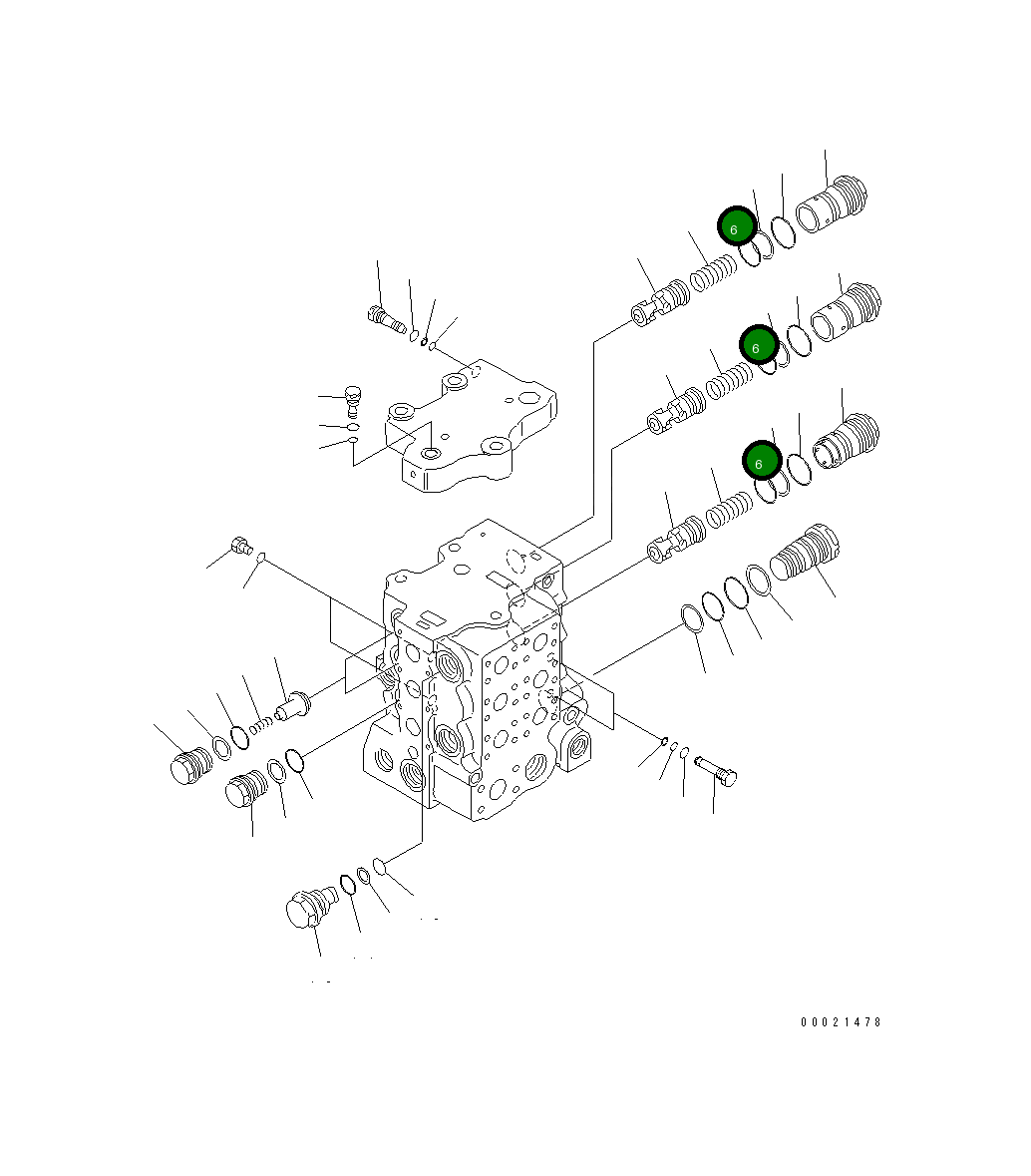 Кольцо уплотнительное (O-Ring) 723-63-31850 Komatsu