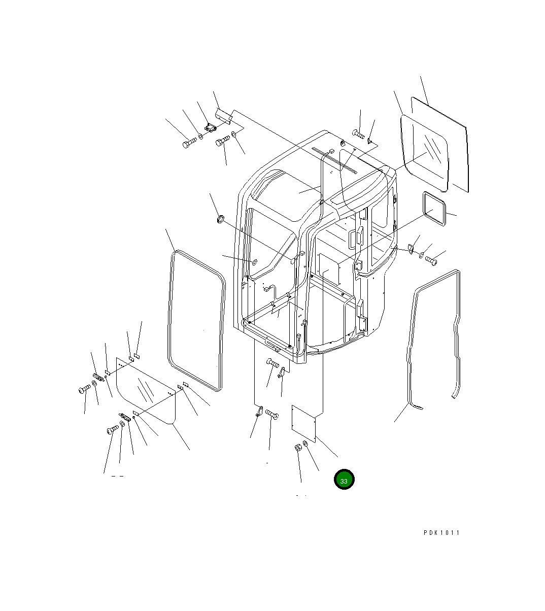 Крышка 20T-54-84950 Komatsu