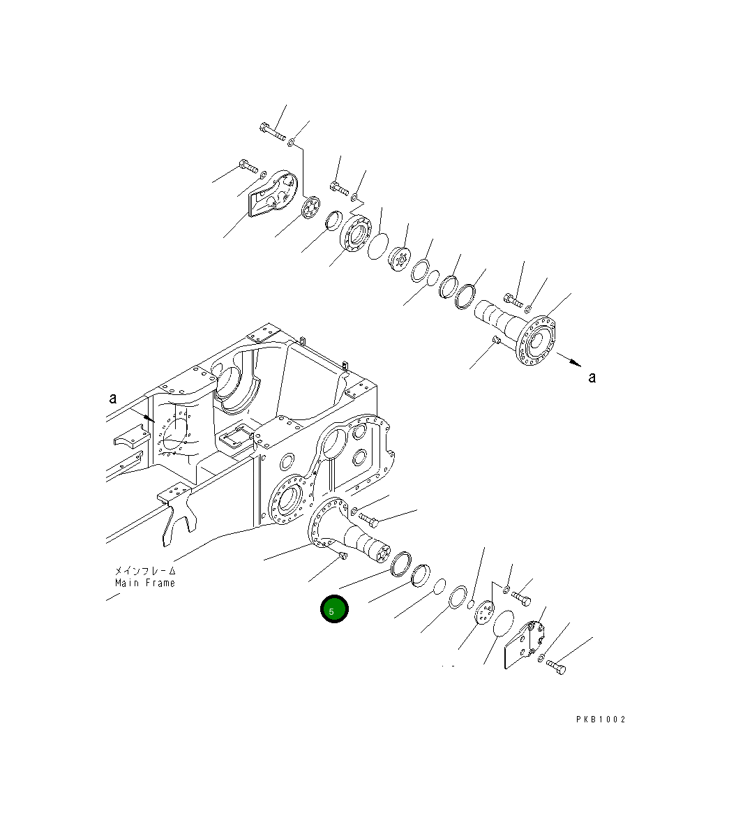 Кольцо 17A-50-11151 Komatsu
