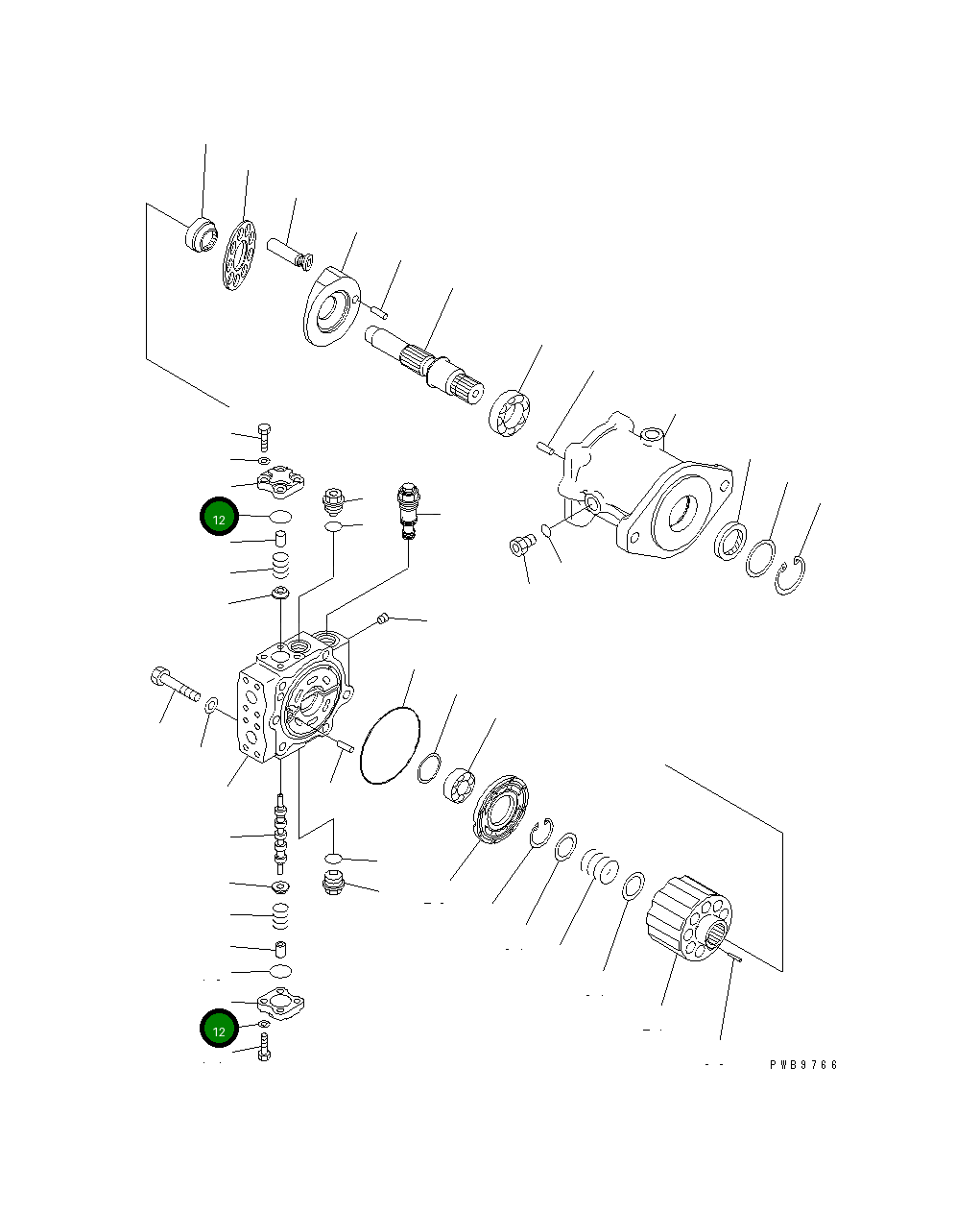 Крышка 708-7H-16311  Komatsu