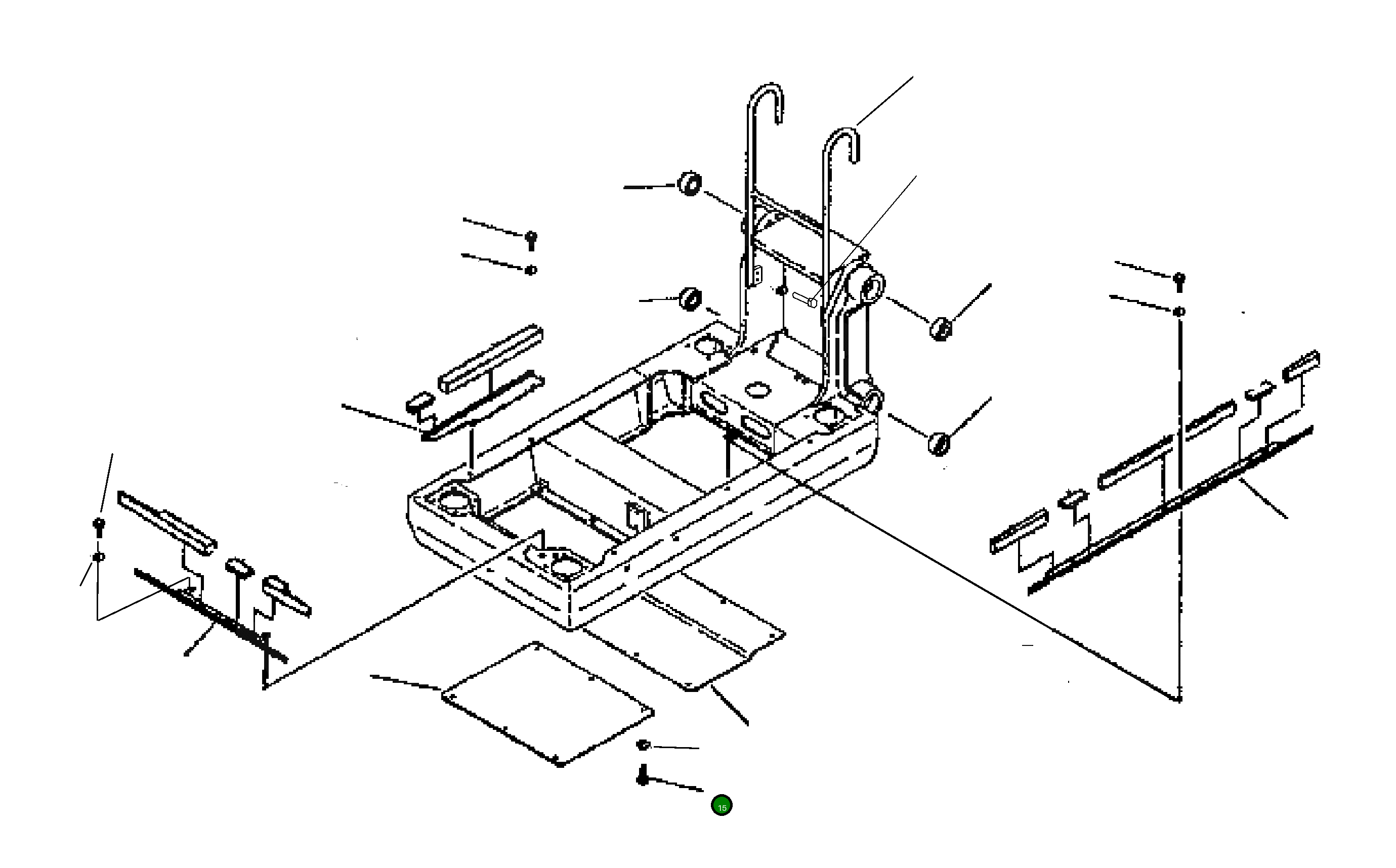 Болт 010100-81225  Komatsu