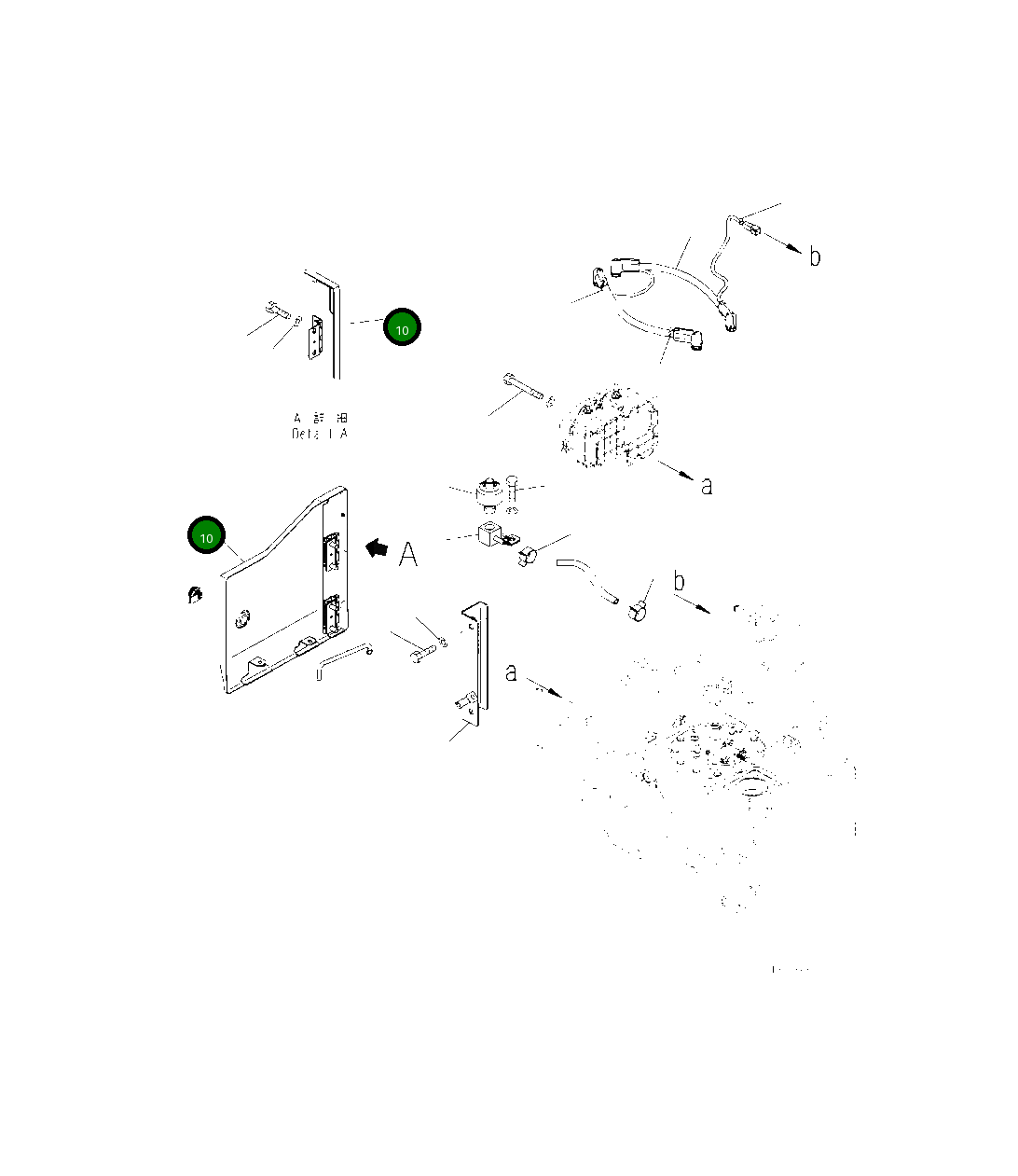 Крышка 2A6-01-12211  Komatsu