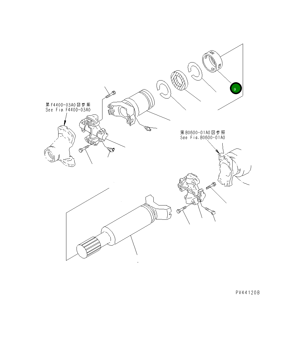 Крышка 426-20-12680  Komatsu