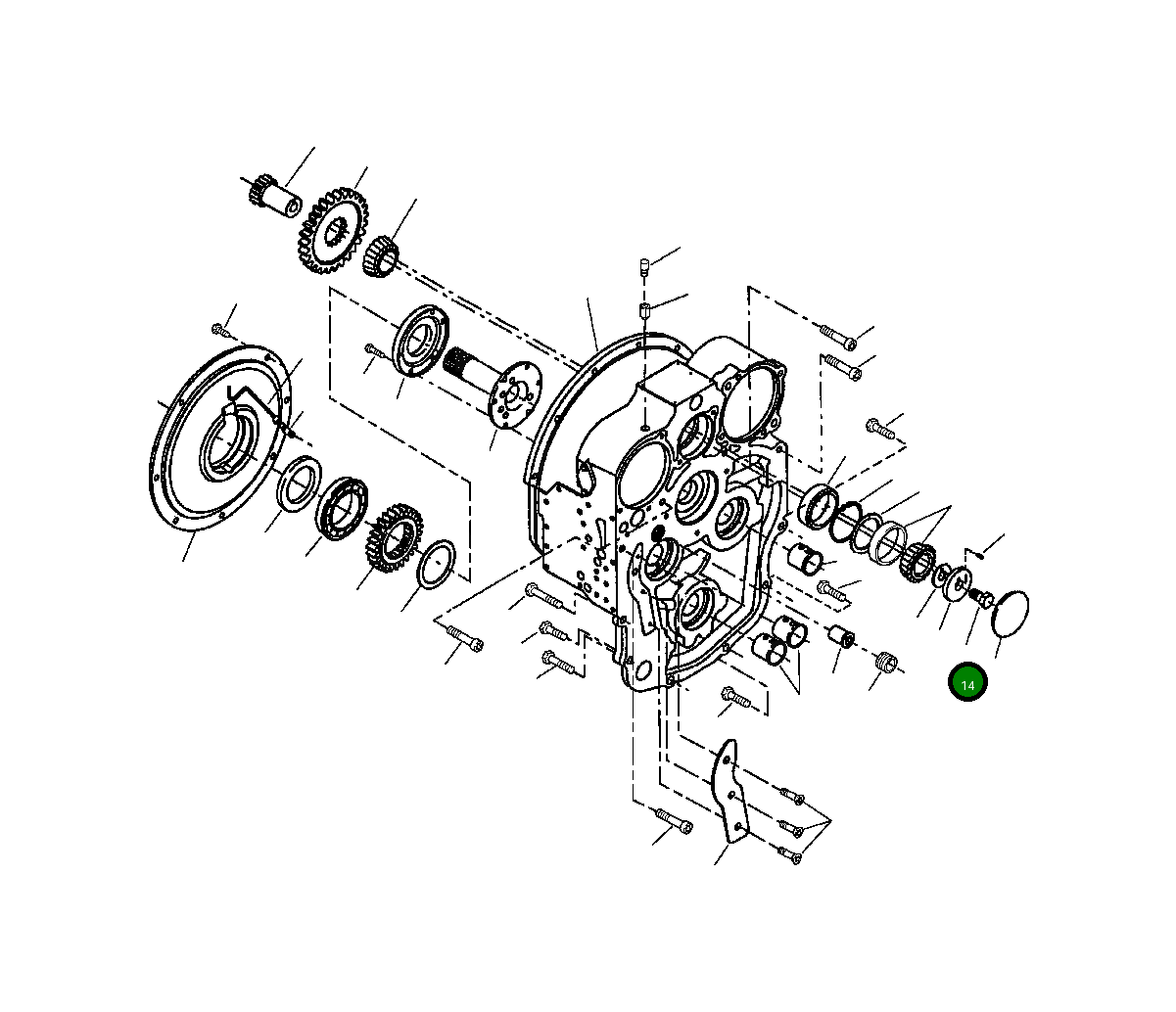 Болт 149 474  Komatsu
