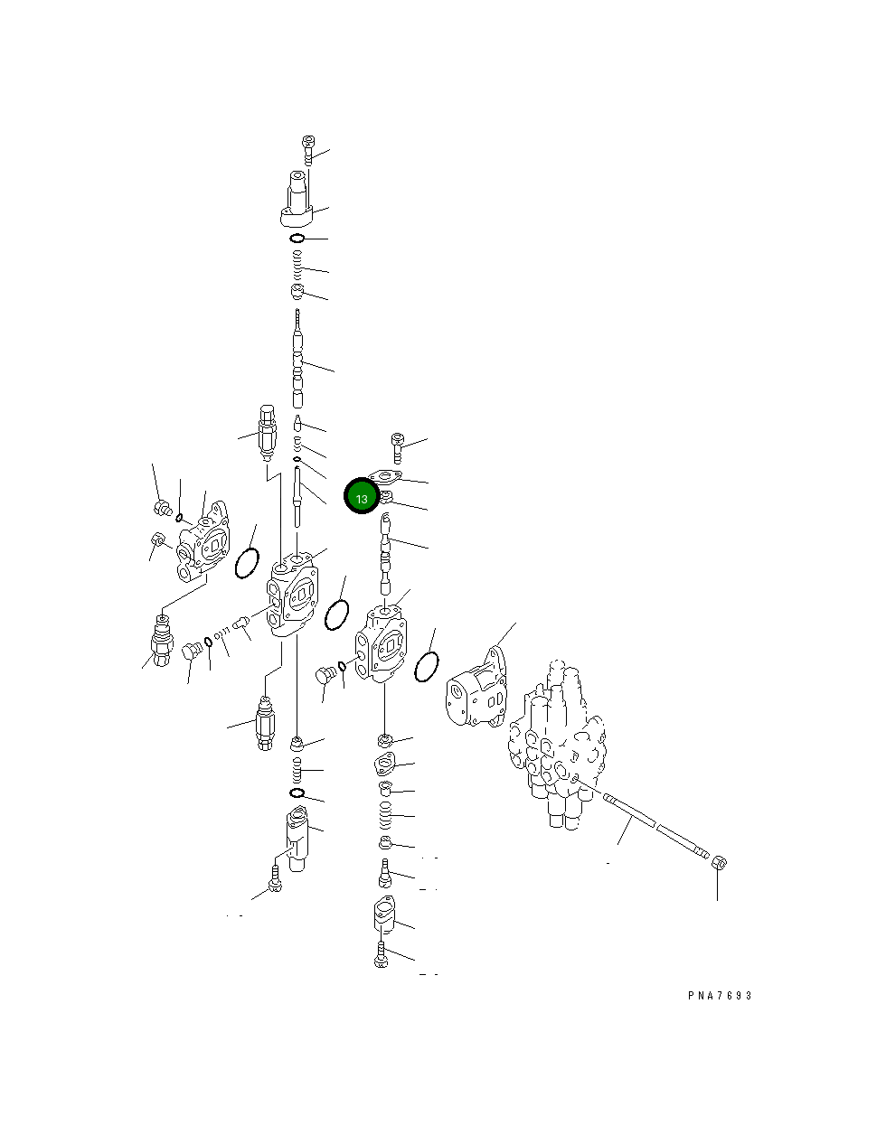 Кольцо уплотнительное (O-Ring) NAC01100006010 Komatsu