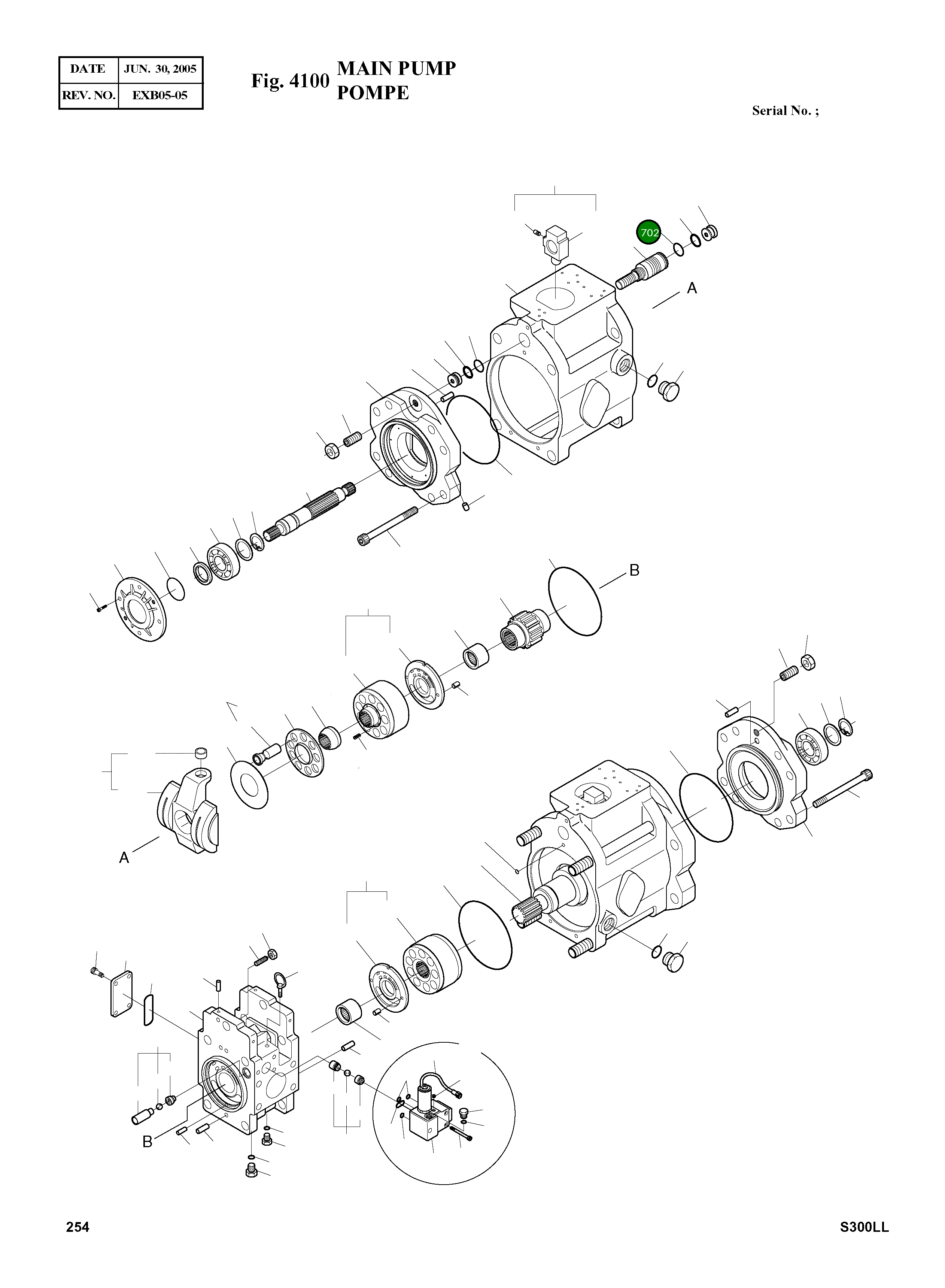 Кольцо уплотнительное (O-Ring) OORBG35W Komatsu