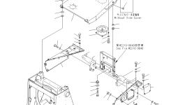 Крышка 195-54-75561 Komatsu