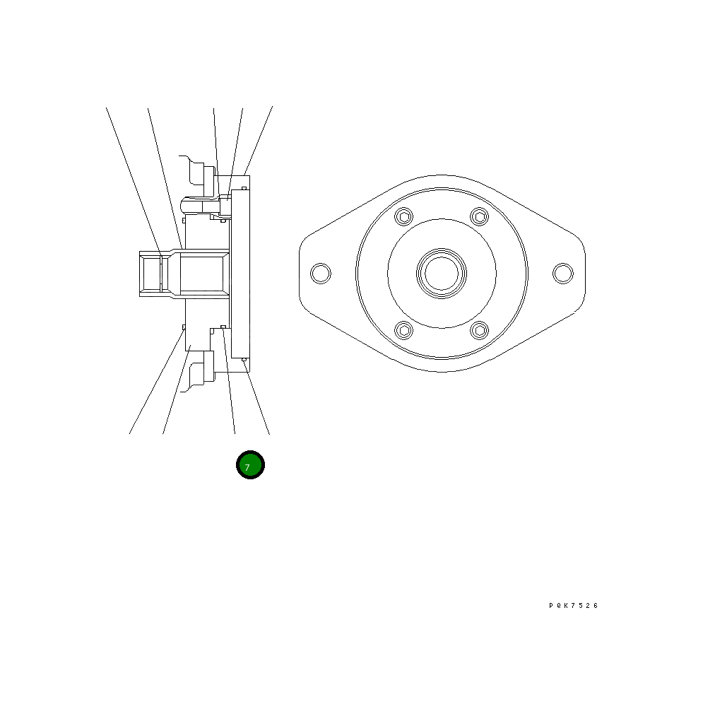 Кольцо уплотнительное (O-Ring) UC1300297002 Komatsu