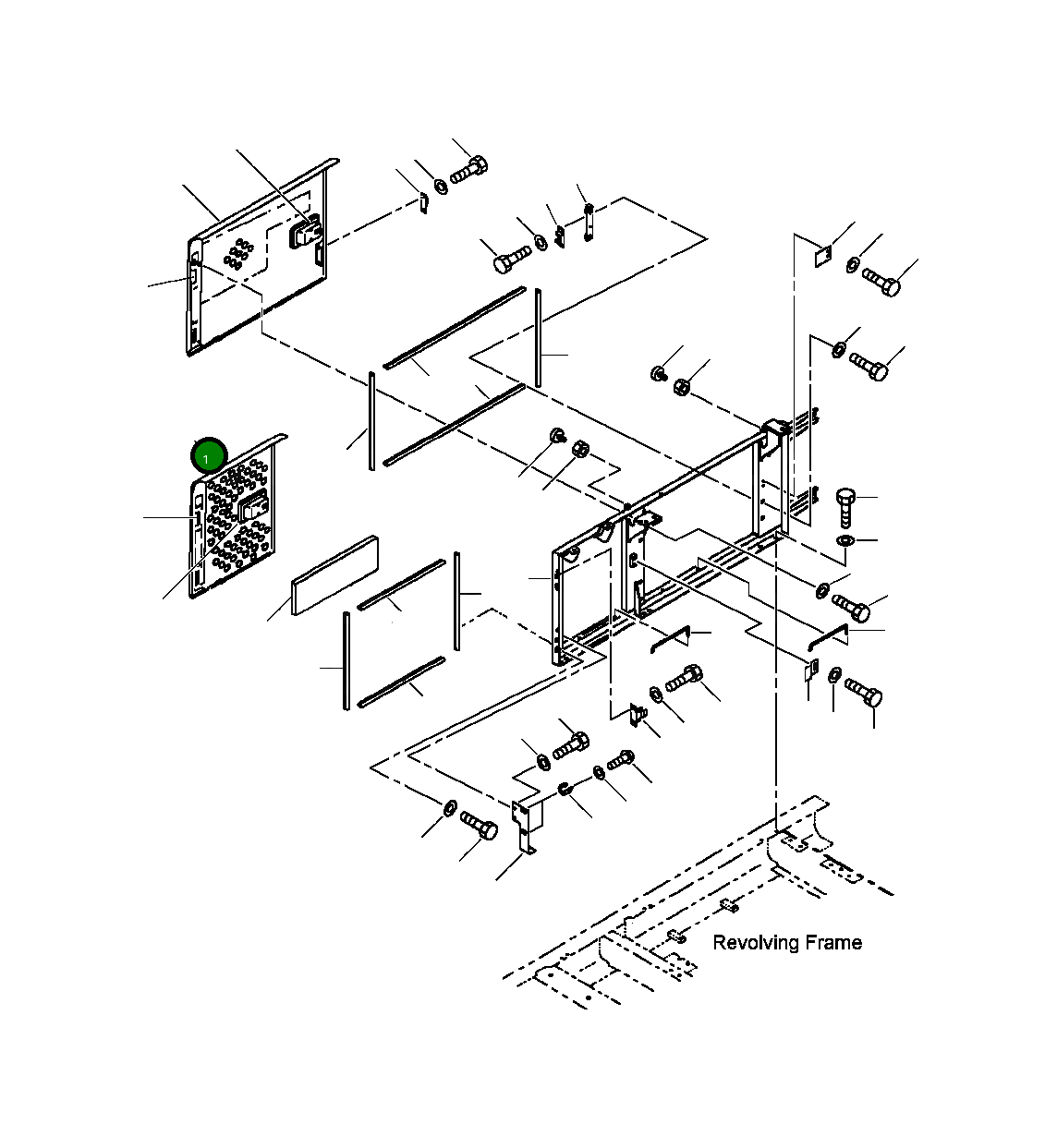 Крышка 207-54-68812  Komatsu