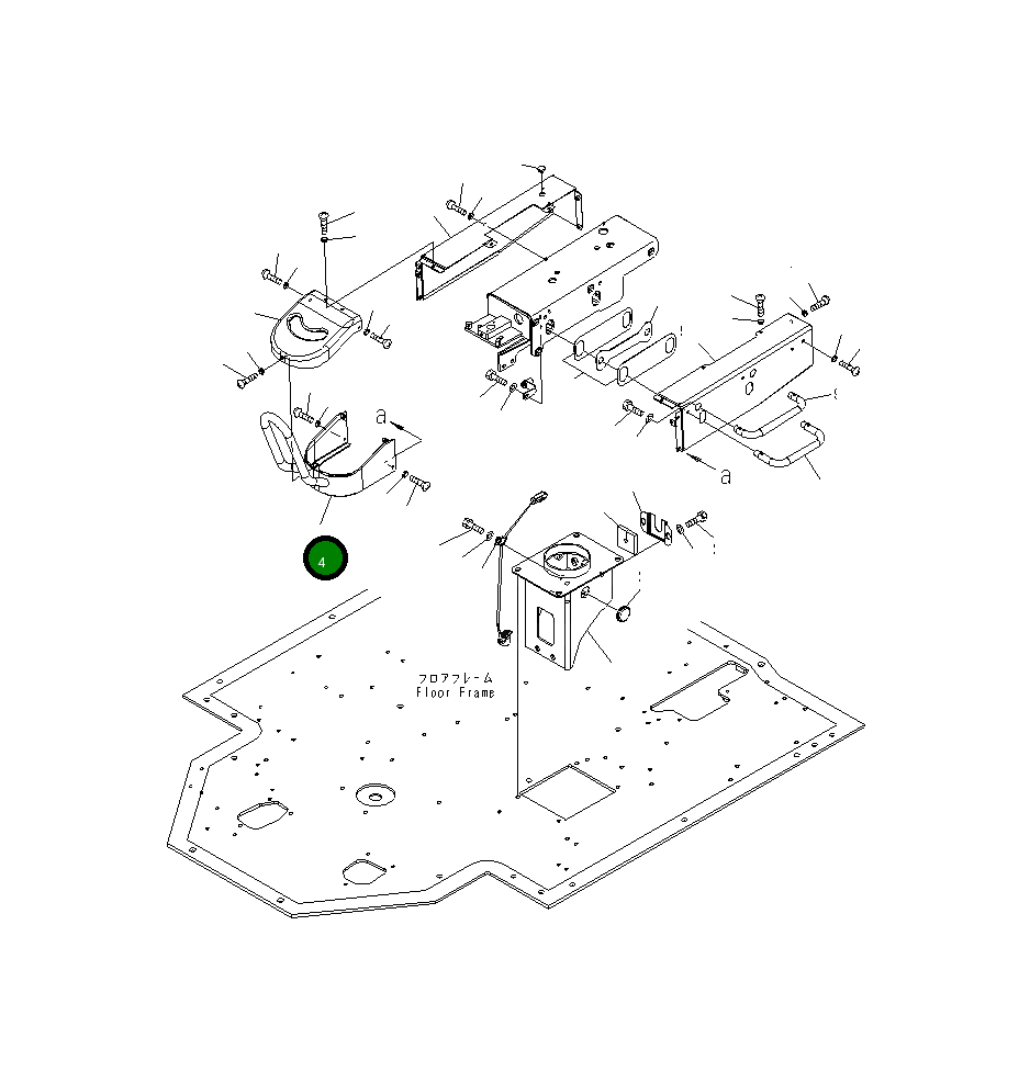 Крышка 426-40-32740 Komatsu