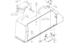 Крышка 154-54-74162 Komatsu