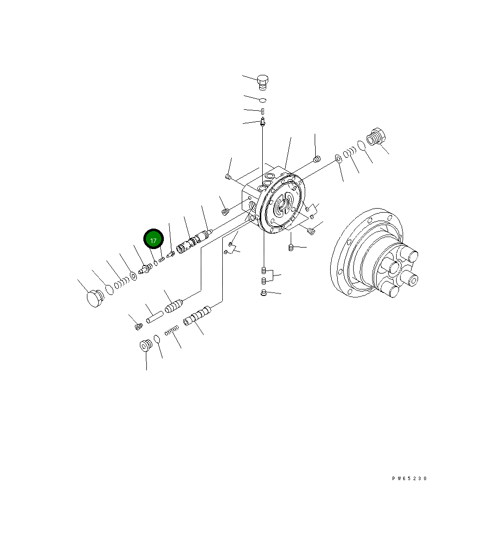 Кольцо уплотнительное (O-Ring) FUROP1070 Komatsu