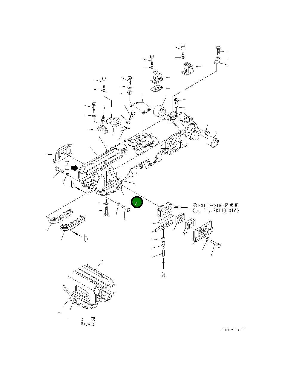 Крышка 19M-30-11830  Komatsu