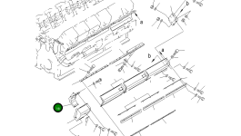 Крышка 6166-11-7450 Komatsu