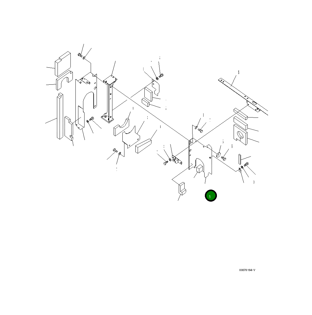 Крышка 208-54-77980  Komatsu