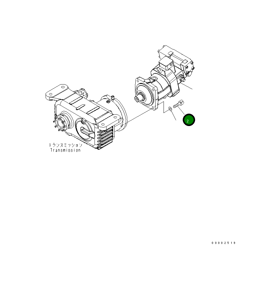 Болт 01252-71660 Komatsu