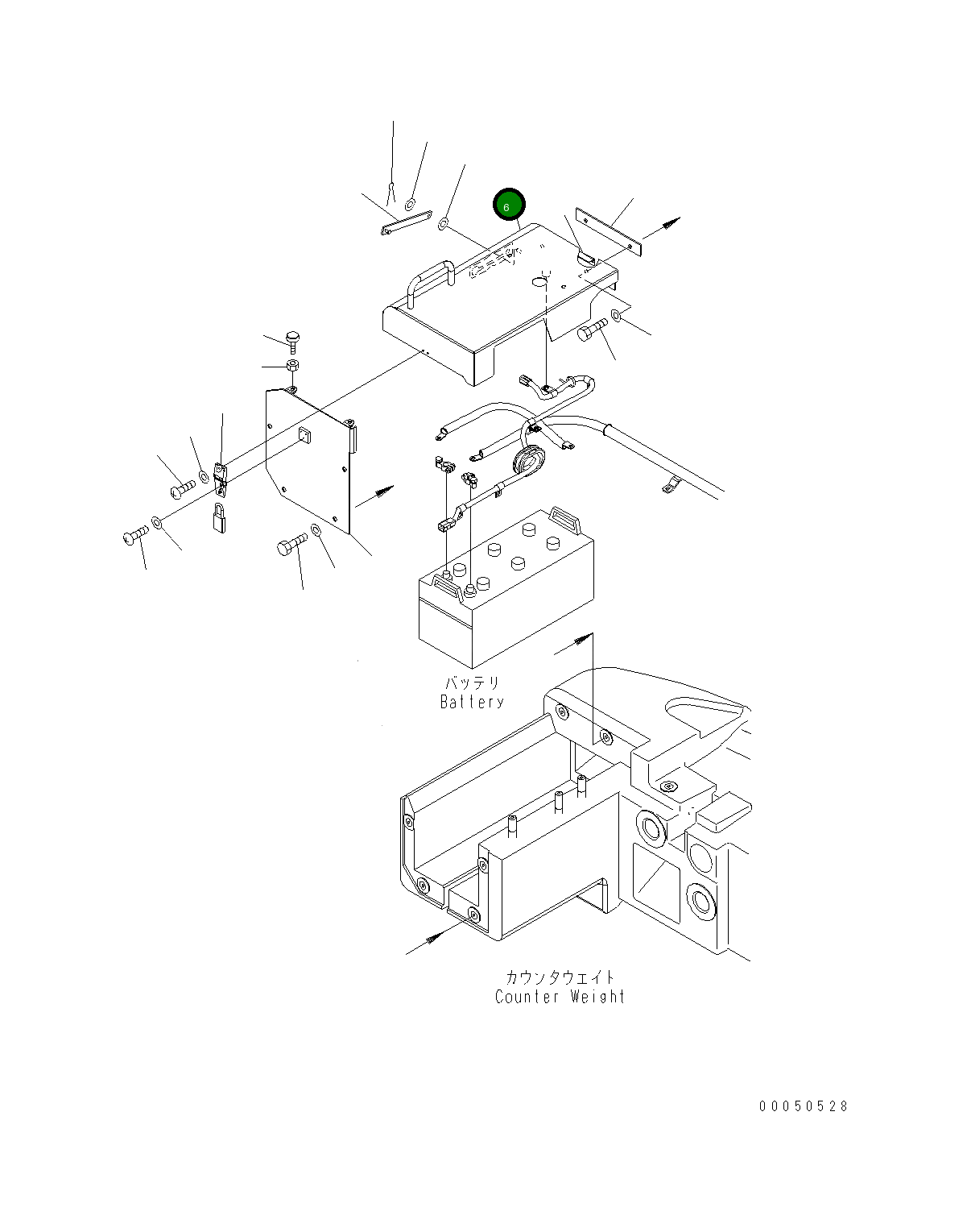 Крышка 421-06-H4120  Komatsu