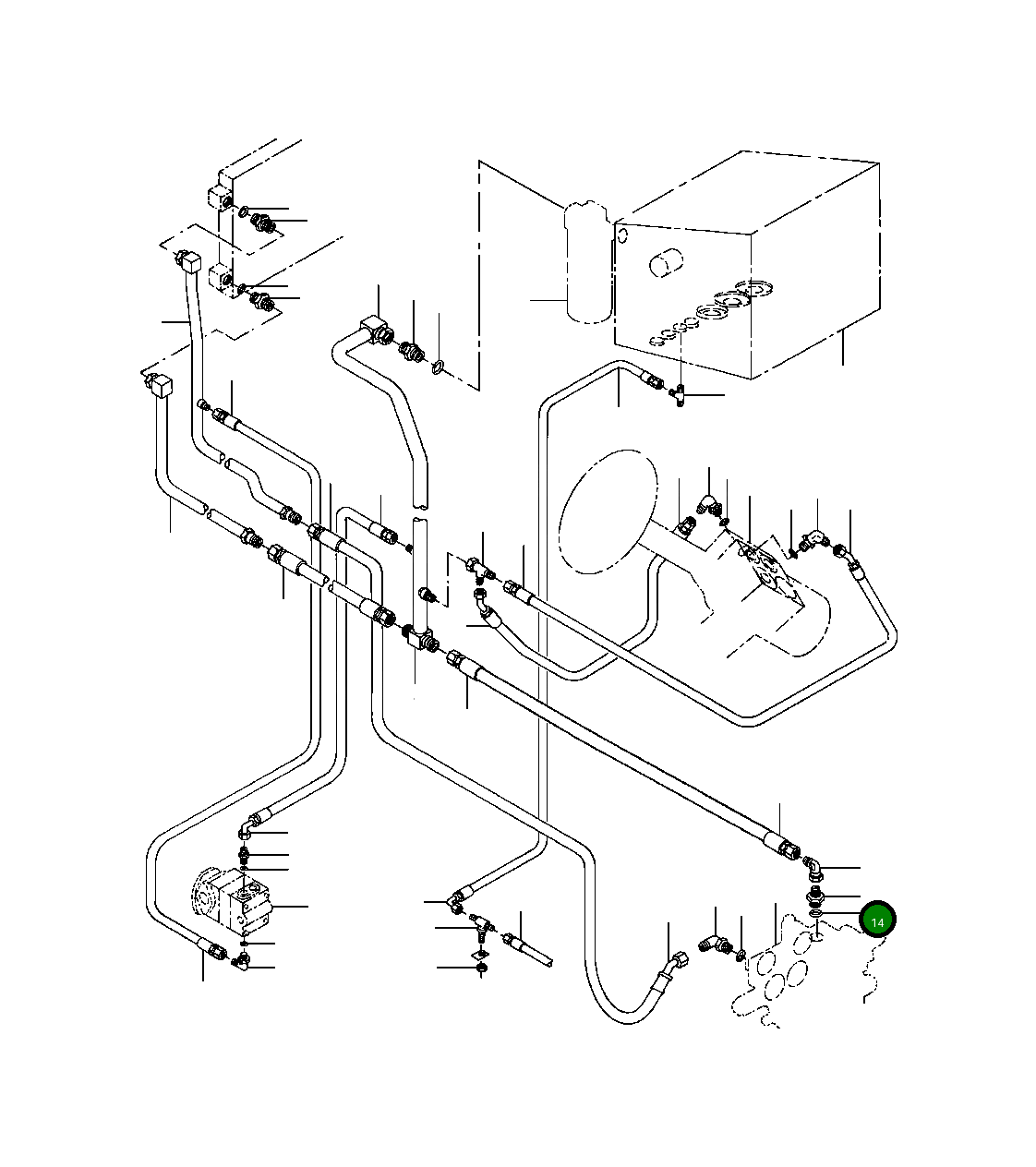 Кольцо уплотнительное (O-Ring) 368 369 R1 Komatsu