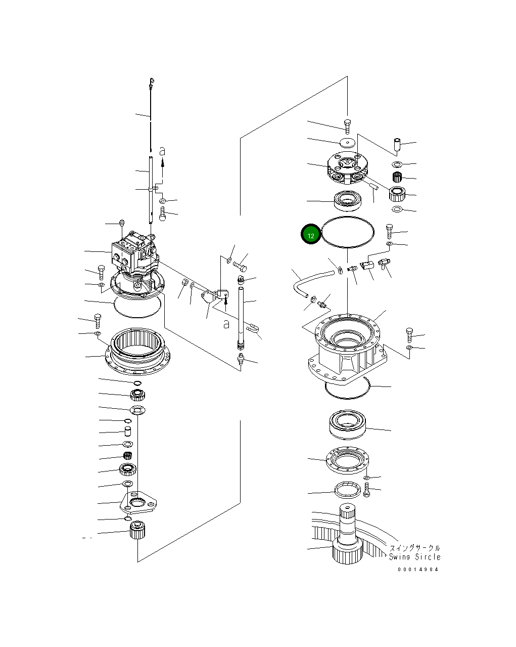 Кольцо уплотнительное (O-Ring) 07000-15310 Komatsu