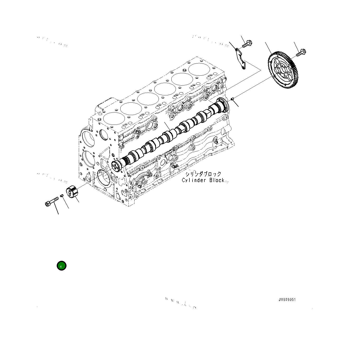 Болт 6754411130 Komatsu