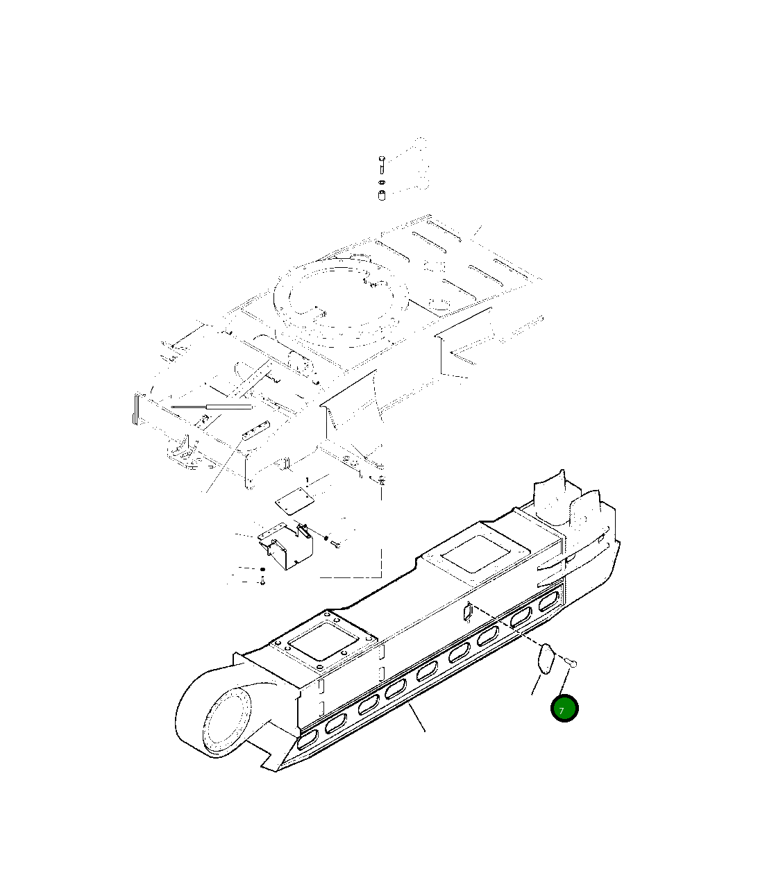 Болт 00125911KF Komatsu